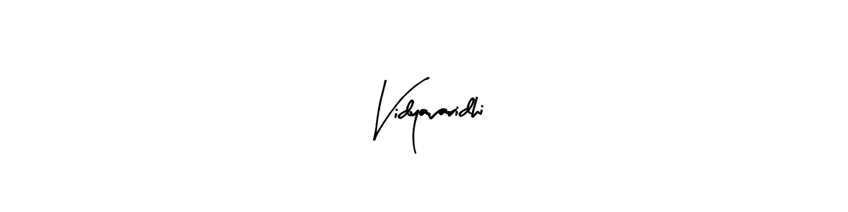 Make a beautiful signature design for name Vidyavaridhi. With this signature (Arty Signature) style, you can create a handwritten signature for free. Vidyavaridhi signature style 8 images and pictures png