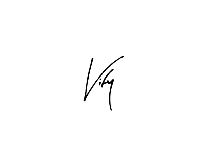 Create a beautiful signature design for name Vify. With this signature (Arty Signature) fonts, you can make a handwritten signature for free. Vify signature style 8 images and pictures png