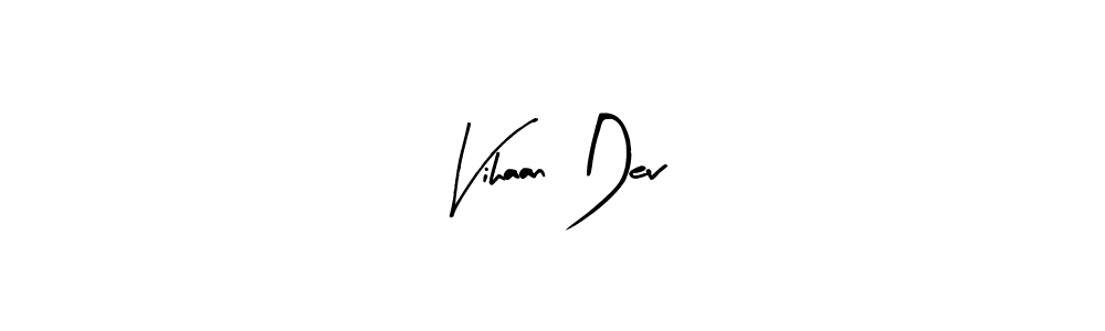 Here are the top 10 professional signature styles for the name Vihaan Dev. These are the best autograph styles you can use for your name. Vihaan Dev signature style 8 images and pictures png