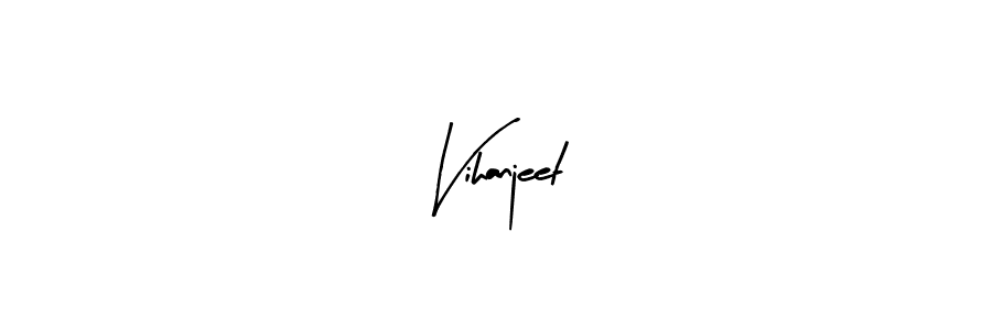 How to make Vihanjeet signature? Arty Signature is a professional autograph style. Create handwritten signature for Vihanjeet name. Vihanjeet signature style 8 images and pictures png