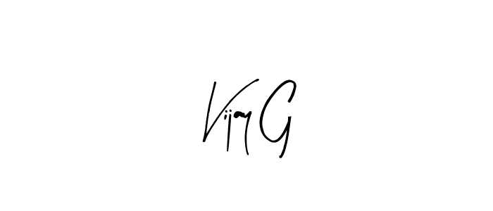 Make a beautiful signature design for name Vijay G. Use this online signature maker to create a handwritten signature for free. Vijay G signature style 8 images and pictures png