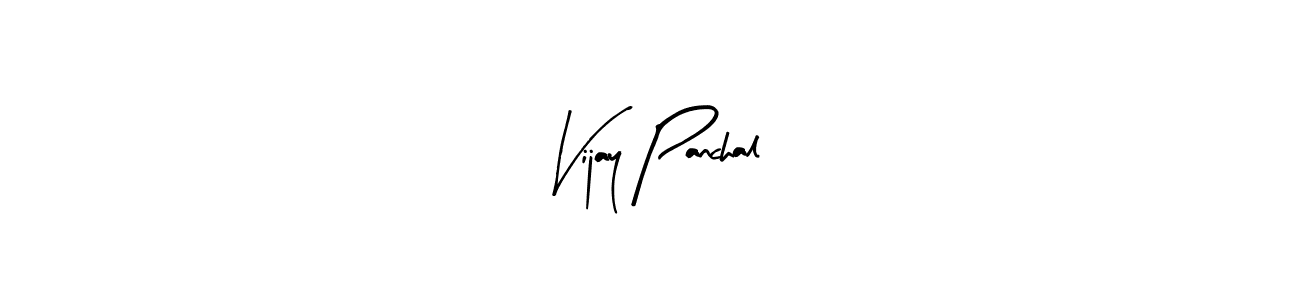 Design your own signature with our free online signature maker. With this signature software, you can create a handwritten (Arty Signature) signature for name Vijay Panchal. Vijay Panchal signature style 8 images and pictures png