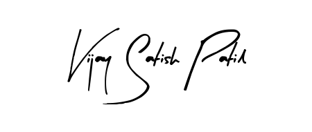 Create a beautiful signature design for name Vijay Satish Patil. With this signature (Arty Signature) fonts, you can make a handwritten signature for free. Vijay Satish Patil signature style 8 images and pictures png