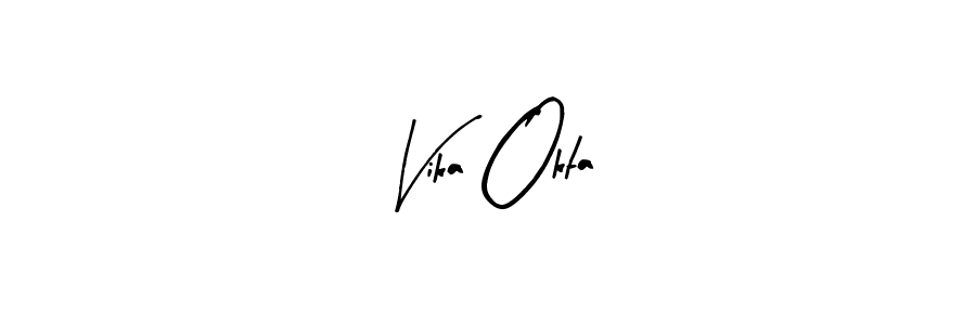Make a beautiful signature design for name Vika Okta. Use this online signature maker to create a handwritten signature for free. Vika Okta signature style 8 images and pictures png
