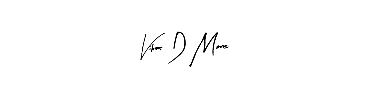 Make a beautiful signature design for name Vikas D More. Use this online signature maker to create a handwritten signature for free. Vikas D More signature style 8 images and pictures png