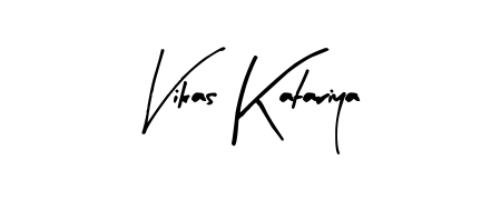 A modern signature idea for name Vikas Katariya using Arty Signature font. Clean strokes and elegant curves make it stand out instantly. Vikas Katariya signature style 8 images and pictures png
