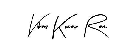 Create your official email sign-off with Vikas Kumar Ram name in Arty Signature style. Crisp, clean, and perfectly legible across all screens. Vikas Kumar Ram signature style 8 images and pictures png