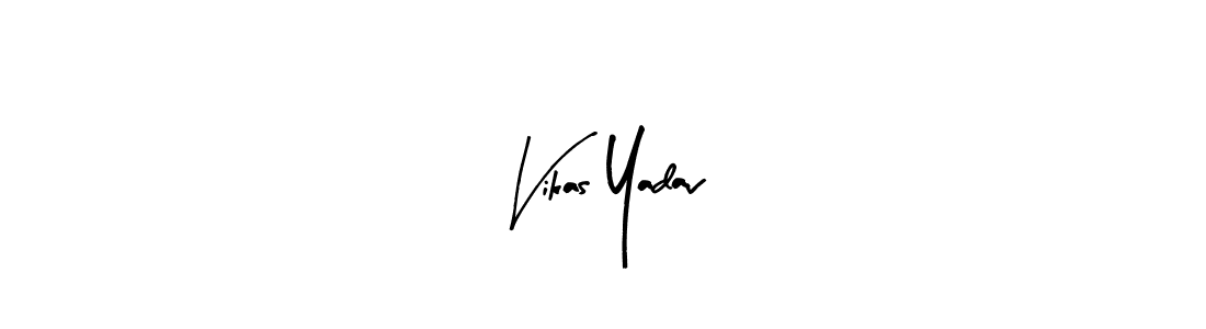 Similarly Arty Signature is the best handwritten signature design. Signature creator online .You can use it as an online autograph creator for name Vikas Yadav. Vikas Yadav signature style 8 images and pictures png