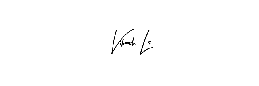 Also we have Vikash Ls name is the best signature style. Create professional handwritten signature collection using Arty Signature autograph style. Vikash Ls signature style 8 images and pictures png