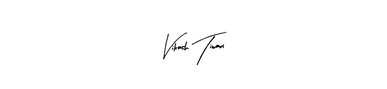Create a beautiful signature design for name Vikash Tiwari. With this signature (Arty Signature) fonts, you can make a handwritten signature for free. Vikash Tiwari signature style 8 images and pictures png