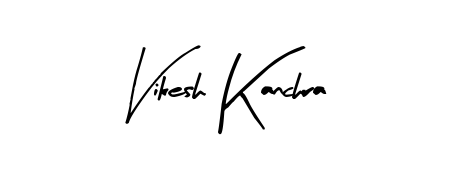 Upgrade your professional image with Vikesh Kanchra signature created with Arty Signature font. Fast, free, and watermark-free download. Vikesh Kanchra signature style 8 images and pictures png