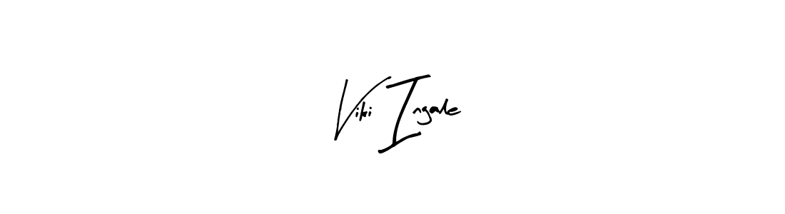 How to make Viki Ingale signature? Arty Signature is a professional autograph style. Create handwritten signature for Viki Ingale name. Viki Ingale signature style 8 images and pictures png