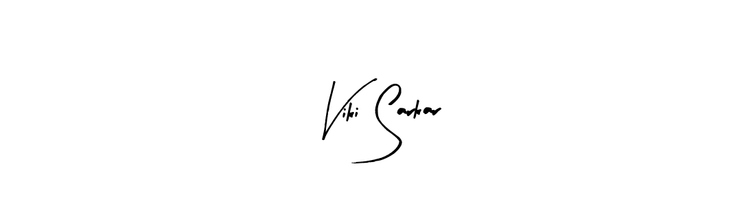 Also You can easily find your signature by using the search form. We will create Viki Sarkar name handwritten signature images for you free of cost using Arty Signature sign style. Viki Sarkar signature style 8 images and pictures png