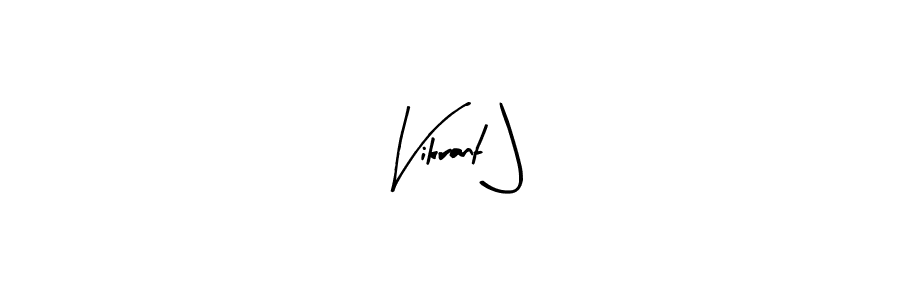 Make a beautiful signature design for name Vikrant J. Use this online signature maker to create a handwritten signature for free. Vikrant J signature style 8 images and pictures png