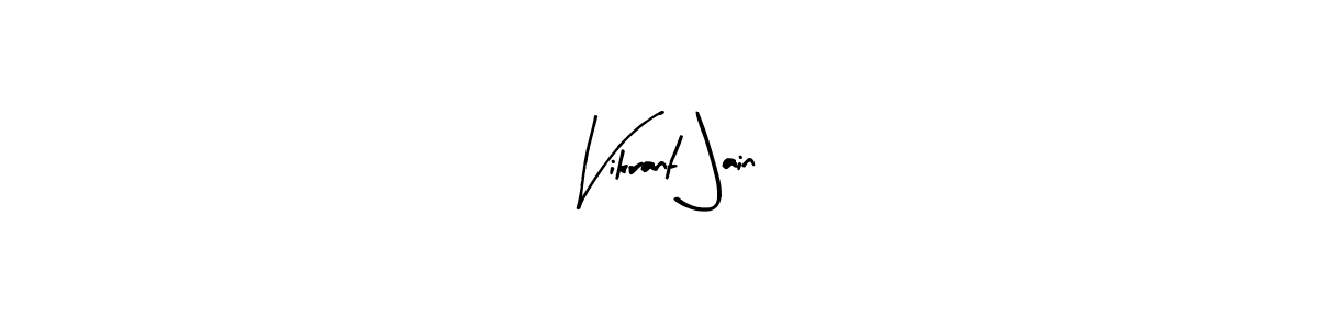 Make a beautiful signature design for name Vikrant Jain. With this signature (Arty Signature) style, you can create a handwritten signature for free. Vikrant Jain signature style 8 images and pictures png