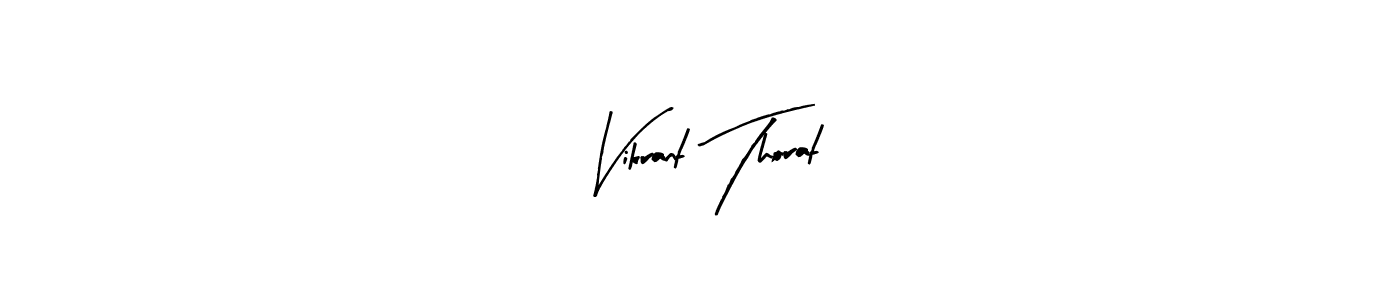 Vikrant Thorat stylish signature style. Best Handwritten Sign (Arty Signature) for my name. Handwritten Signature Collection Ideas for my name Vikrant Thorat. Vikrant Thorat signature style 8 images and pictures png