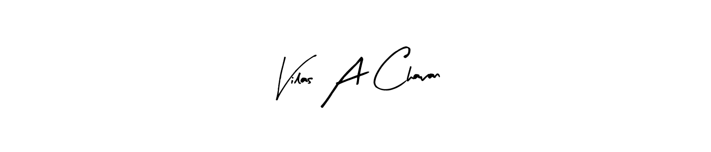 Use a signature maker to create a handwritten signature online. With this signature software, you can design (Arty Signature) your own signature for name Vilas A Chavan. Vilas A Chavan signature style 8 images and pictures png