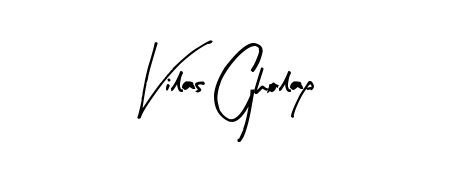 Enhance your business communications with Vilas Gholap signature in Arty Signature lettering. Clean, modern, and universally compatible. Vilas Gholap signature style 8 images and pictures png