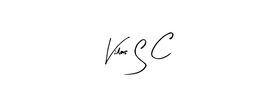 Similarly Arty Signature is the best handwritten signature design. Signature creator online .You can use it as an online autograph creator for name Vilas S C. Vilas S C signature style 8 images and pictures png