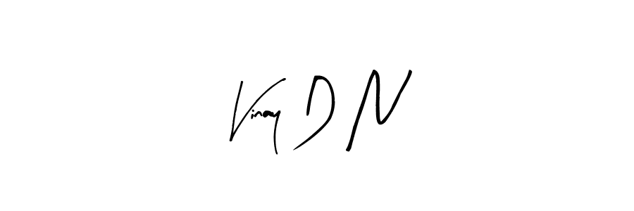 Make a beautiful signature design for name Vinay D N. Use this online signature maker to create a handwritten signature for free. Vinay D N signature style 8 images and pictures png