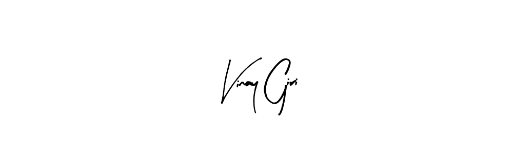 How to make Vinay Giri signature? Arty Signature is a professional autograph style. Create handwritten signature for Vinay Giri name. Vinay Giri signature style 8 images and pictures png