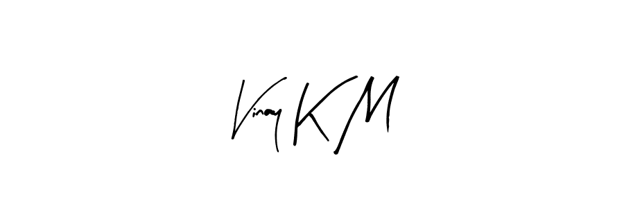 Vinay K M stylish signature style. Best Handwritten Sign (Arty Signature) for my name. Handwritten Signature Collection Ideas for my name Vinay K M. Vinay K M signature style 8 images and pictures png