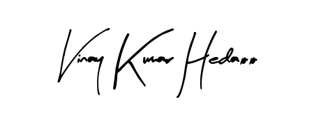 Discover how Vinay Kumar Hedaoo looks in an executive cursive font (Arty Signature). Perfect for legal documents, invoices, and certificates. Vinay Kumar Hedaoo signature style 8 images and pictures png
