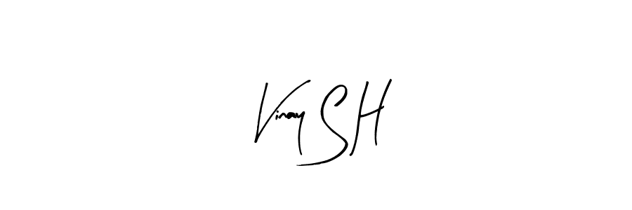 Vinay S H stylish signature style. Best Handwritten Sign (Arty Signature) for my name. Handwritten Signature Collection Ideas for my name Vinay S H. Vinay S H signature style 8 images and pictures png