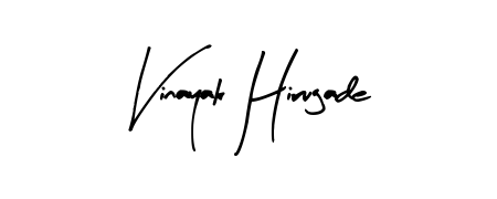 Design your own signature with our free online signature maker. With this signature software, you can create a handwritten (Arty Signature) signature for name Vinayak Hirugade. Vinayak Hirugade signature style 8 images and pictures png
