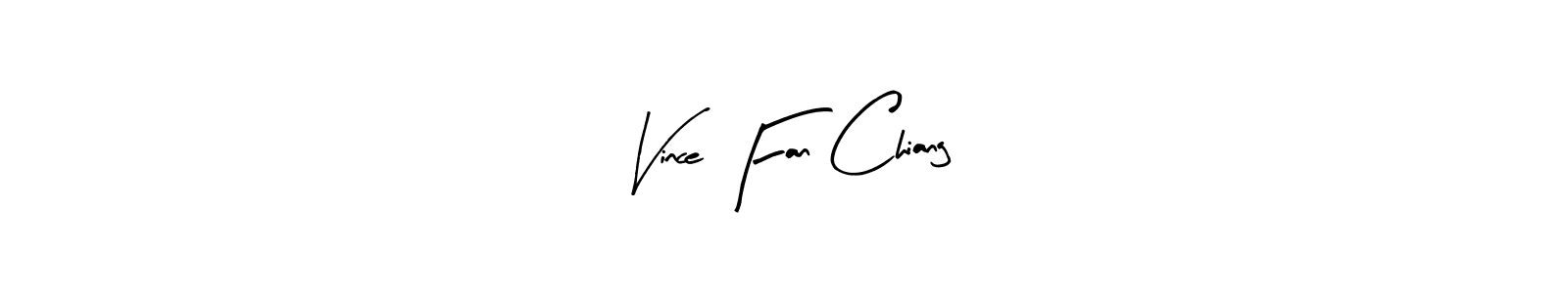 How to make Vince Fan Chiang signature? Arty Signature is a professional autograph style. Create handwritten signature for Vince Fan Chiang name. Vince Fan Chiang signature style 8 images and pictures png