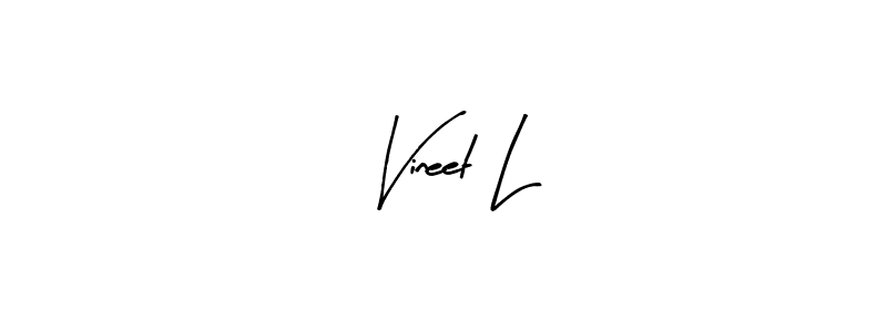 Also You can easily find your signature by using the search form. We will create Vineet L name handwritten signature images for you free of cost using Arty Signature sign style. Vineet L signature style 8 images and pictures png