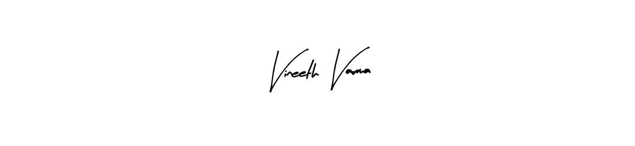 How to make Vineeth Varma signature? Arty Signature is a professional autograph style. Create handwritten signature for Vineeth Varma name. Vineeth Varma signature style 8 images and pictures png