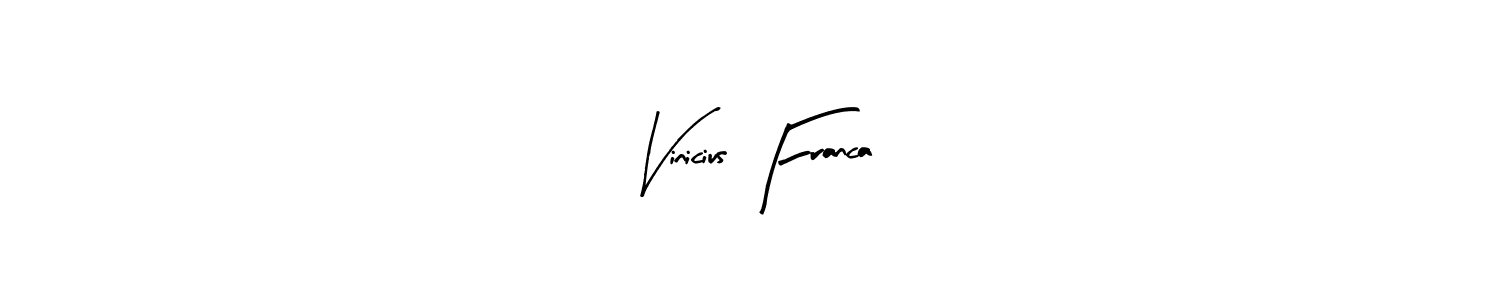 It looks lik you need a new signature style for name Vinicius Franca. Design unique handwritten (Arty Signature) signature with our free signature maker in just a few clicks. Vinicius Franca signature style 8 images and pictures png