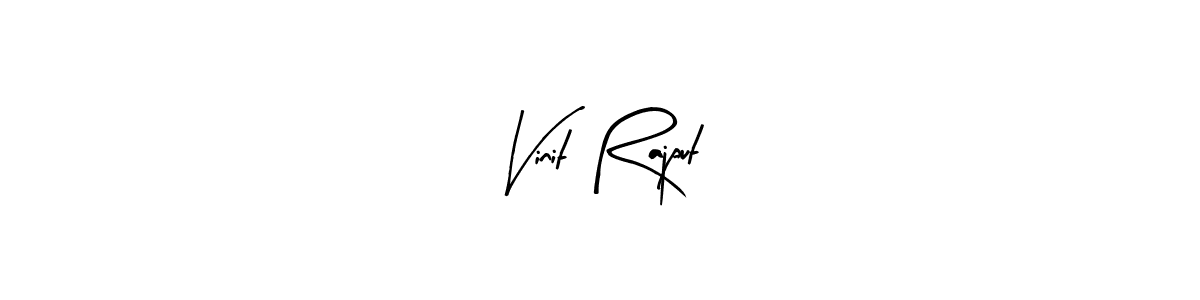 How to make Vinit Rajput name signature. Use Arty Signature style for creating short signs online. This is the latest handwritten sign. Vinit Rajput signature style 8 images and pictures png