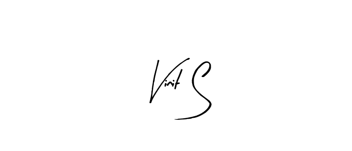 Create a beautiful signature design for name Vinit S. With this signature (Arty Signature) fonts, you can make a handwritten signature for free. Vinit S signature style 8 images and pictures png