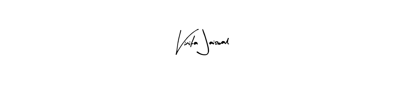 How to make Vinita Jaiswal signature? Arty Signature is a professional autograph style. Create handwritten signature for Vinita Jaiswal name. Vinita Jaiswal signature style 8 images and pictures png