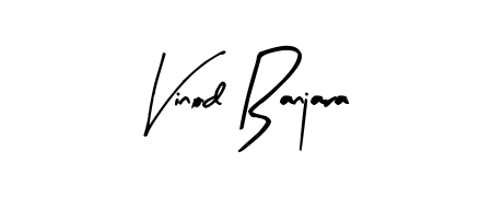 Create a personalized artistic stamp with Vinod Banjara in Arty Signature font. Perfect for visual artists, designers, and influencers. Vinod Banjara signature style 8 images and pictures png