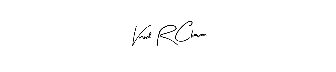 Make a beautiful signature design for name Vinod R Chavan. With this signature (Arty Signature) style, you can create a handwritten signature for free. Vinod R Chavan signature style 8 images and pictures png