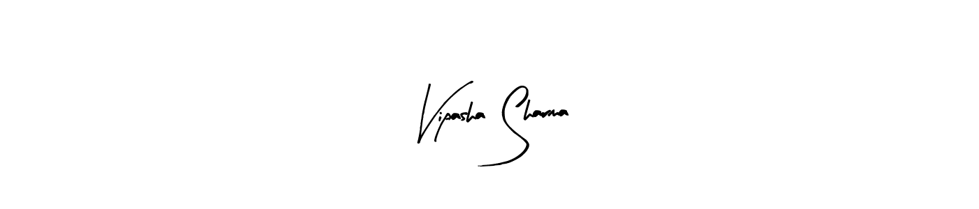 Design your own signature with our free online signature maker. With this signature software, you can create a handwritten (Arty Signature) signature for name Vipasha Sharma. Vipasha Sharma signature style 8 images and pictures png