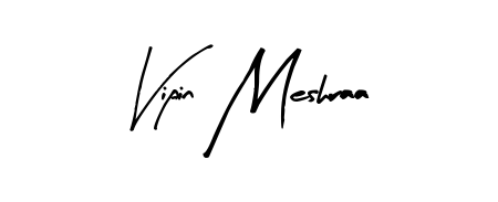 Personalize your online presence with Vipin Meshraa signature rendered in elegant Arty Signature font. Great for website footers and blogs. Vipin Meshraa signature style 8 images and pictures png