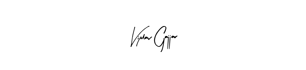 Make a beautiful signature design for name Viplav Gajjar. With this signature (Arty Signature) style, you can create a handwritten signature for free. Viplav Gajjar signature style 8 images and pictures png