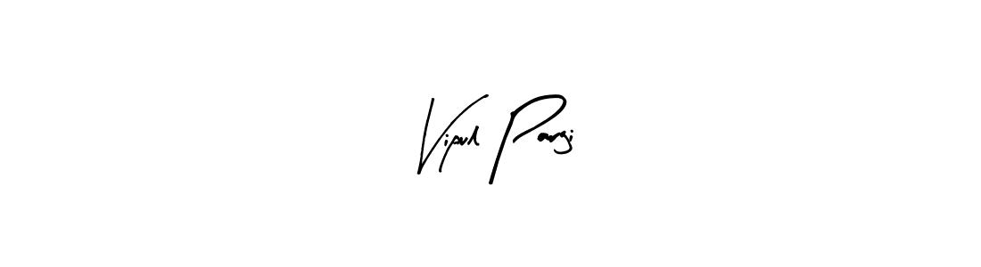 Vipul Pargi stylish signature style. Best Handwritten Sign (Arty Signature) for my name. Handwritten Signature Collection Ideas for my name Vipul Pargi. Vipul Pargi signature style 8 images and pictures png