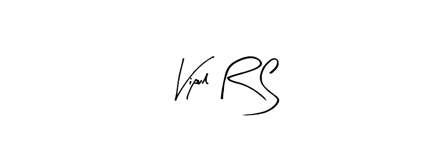 Also we have Vipul R S name is the best signature style. Create professional handwritten signature collection using Arty Signature autograph style. Vipul R S signature style 8 images and pictures png