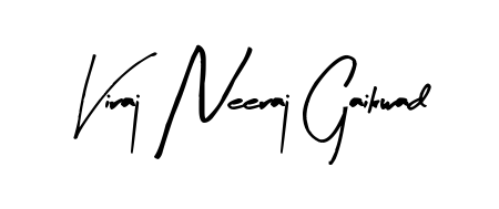 The best way (Arty Signature) to make a short signature is to pick only two or three words in your name. For converting this name Viraj Neeraj Gaikwad. Viraj Neeraj Gaikwad signature style 8 images and pictures png