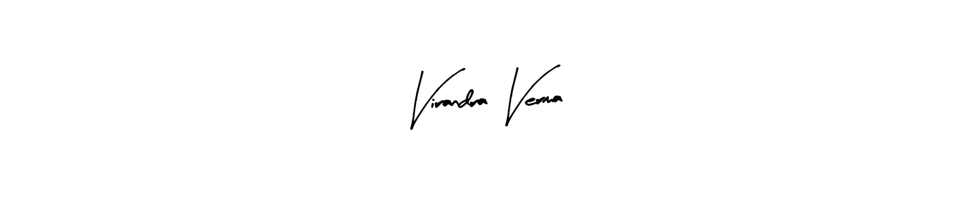 How to make Virandra Verma signature? Arty Signature is a professional autograph style. Create handwritten signature for Virandra Verma name. Virandra Verma signature style 8 images and pictures png
