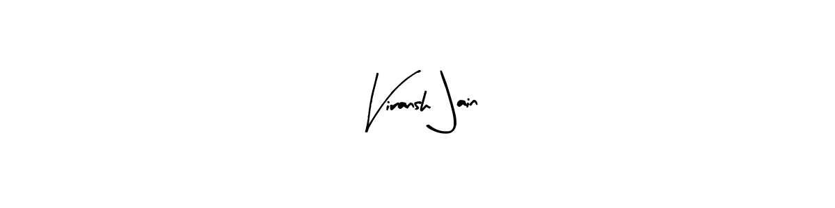 Also we have Viransh Jain name is the best signature style. Create professional handwritten signature collection using Arty Signature autograph style. Viransh Jain signature style 8 images and pictures png