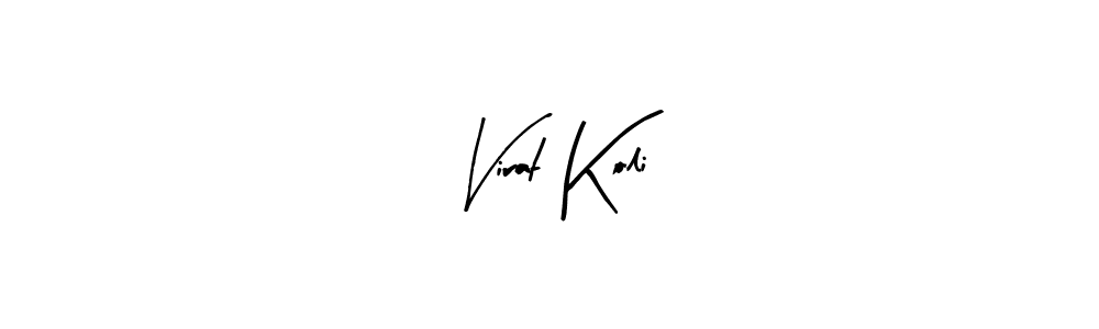 Make a beautiful signature design for name Virat Koli. With this signature (Arty Signature) style, you can create a handwritten signature for free. Virat Koli signature style 8 images and pictures png