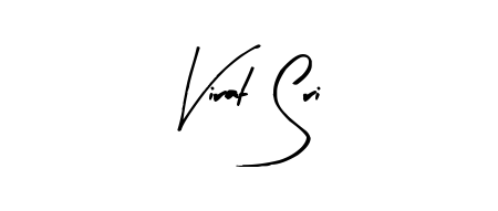 Get inspired by this graceful Arty Signature signature style for name Virat Sri. Smooth loops and balanced proportions for everyday use. Virat Sri signature style 8 images and pictures png