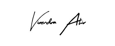It looks like you need a new signature style for name Virendra Ahir. Design unique handwritten (Arty Signature) signature with our free signature maker in just a few clicks. Virendra Ahir signature style 8 images and pictures png