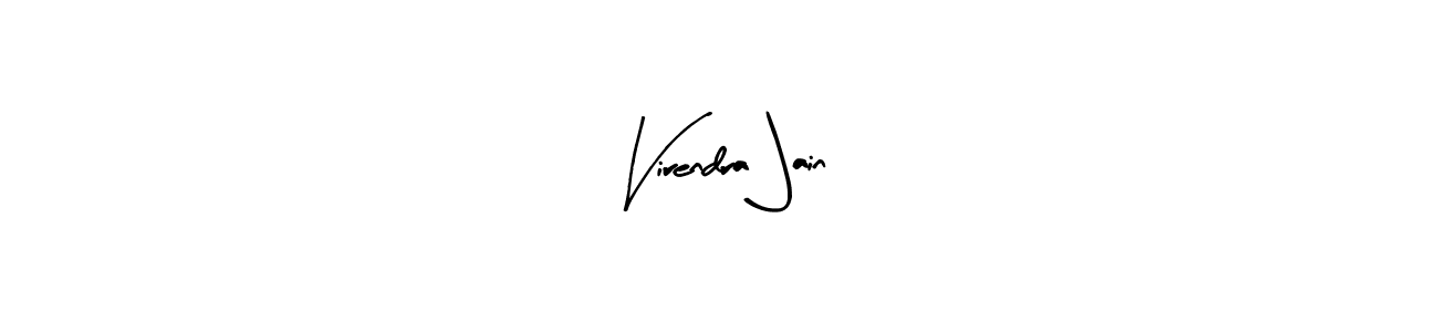 Create a beautiful signature design for name Virendra Jain. With this signature (Arty Signature) fonts, you can make a handwritten signature for free. Virendra Jain signature style 8 images and pictures png